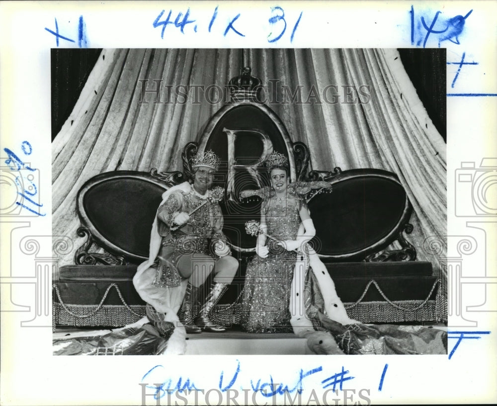 1991 King and Queen of Rex Carnival Ball, Mardi Gras, New Orleans - Historic Images