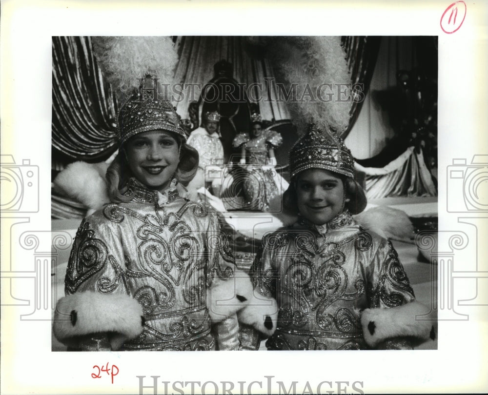 Robert Grace and Arthur Waters at Rex Ball Mardi Gras, New Orleans - Historic Images