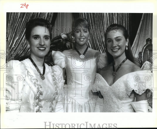 Rex Debutantes at Rex Ball Mardi Gras, New Orleans  - Historic Images