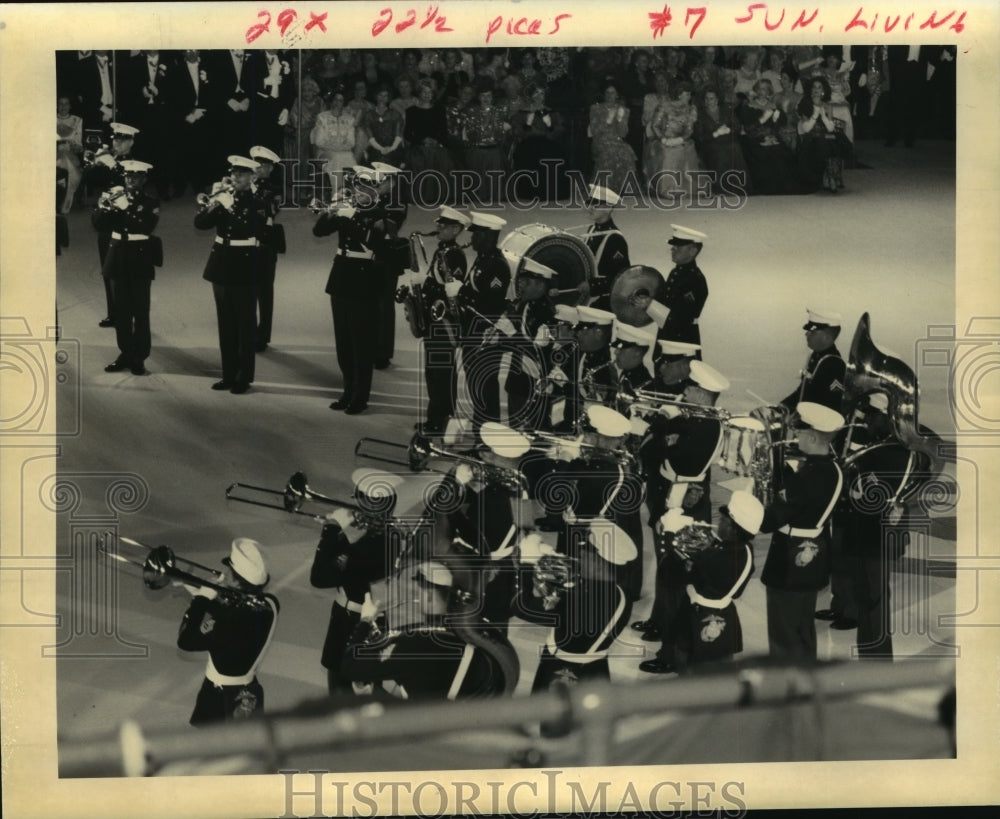 1992 Band at Rex Ball Mardi Gras, New Orleans  - Historic Images