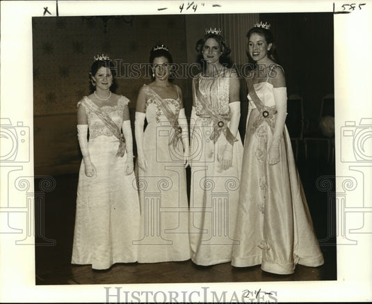 1979 Rex Maids Paula Murphy, M. Teetor, K. Sharp & Anne Johnson - Historic Images