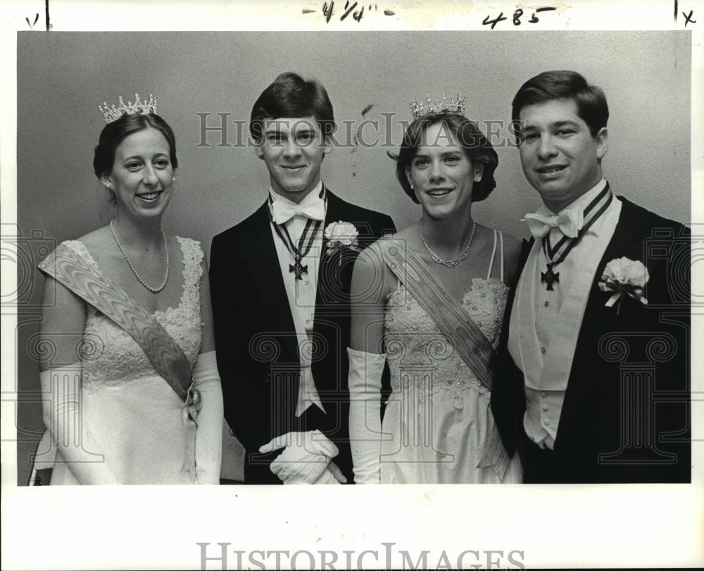 1980 Carnival Maids Catherine Fenner & Julia Waters with Escorts - Historic  Images