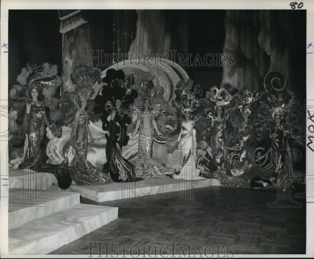 1968 Mokana Ball Court Mardi Gras, Carnival  - Historic Images