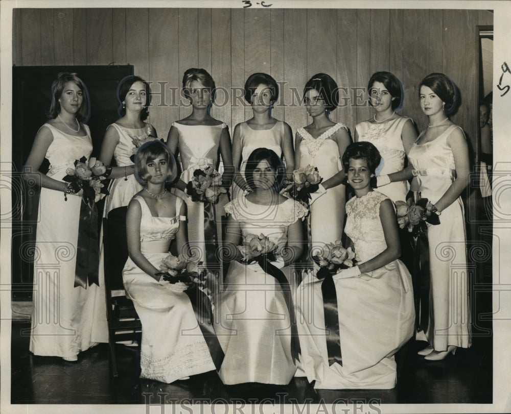 1966 Maids of the Les Pierrettes Ball, Mardi Gas, New Orleans - Historic Images