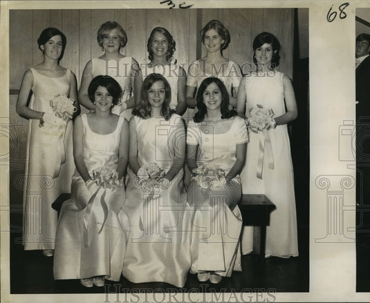 1969 Maids of the Les Pierrettes Ball, Mardi Gras, New Orleans - Historic Images