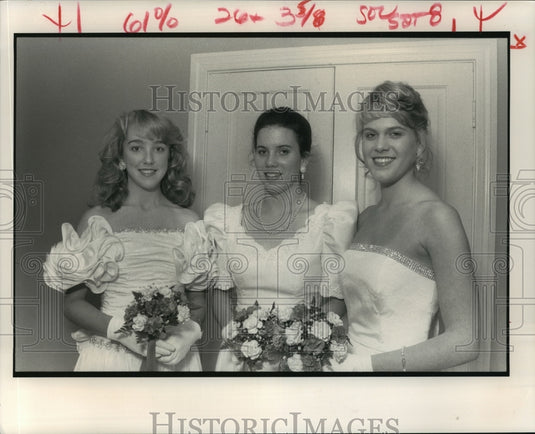 1990 Maids of the Les Pierrettes Ball, Mardi Gras, New Orleans - Historic Images