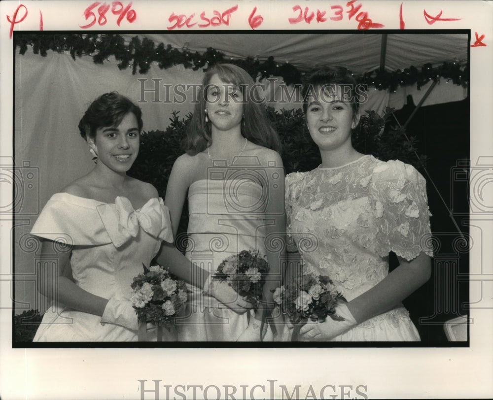 1990 Maids of the Les Pierrettes Ball, Mardi Gras, New Orleans - Historic Images