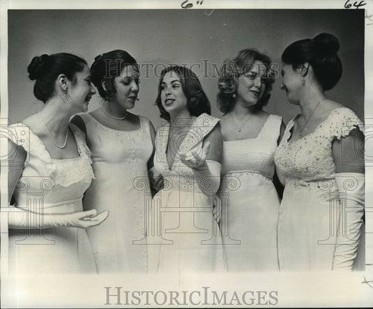1976 Women's Court at Mardi Gras, New Orleans  - Historic Images