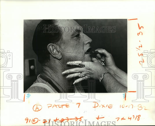 1982 King Carl Livermore Getting Ready for Carnival Ball Aquila - Historic Images