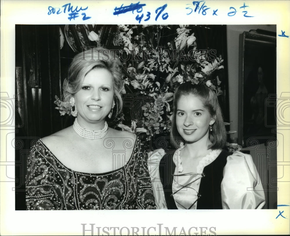 1994 Debi Dupuy and Sarah Poitevent at Apollo Ball  - Historic Images