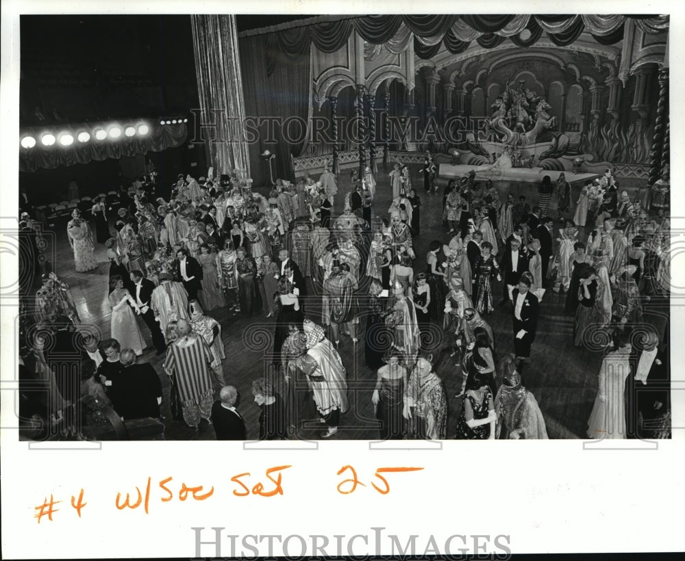 1998 Floor View of Athenians Ball, Mardi Gras, New Orleans - Historic Images