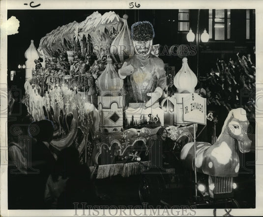 1973 Carnival float Dr. Zhivavo  - Historic Images