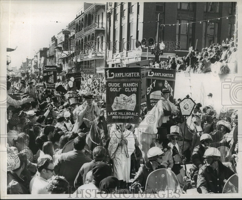 1970 New Orleans, Lamplighter, Mardi Gras Carnival Marching Club - Historic Images