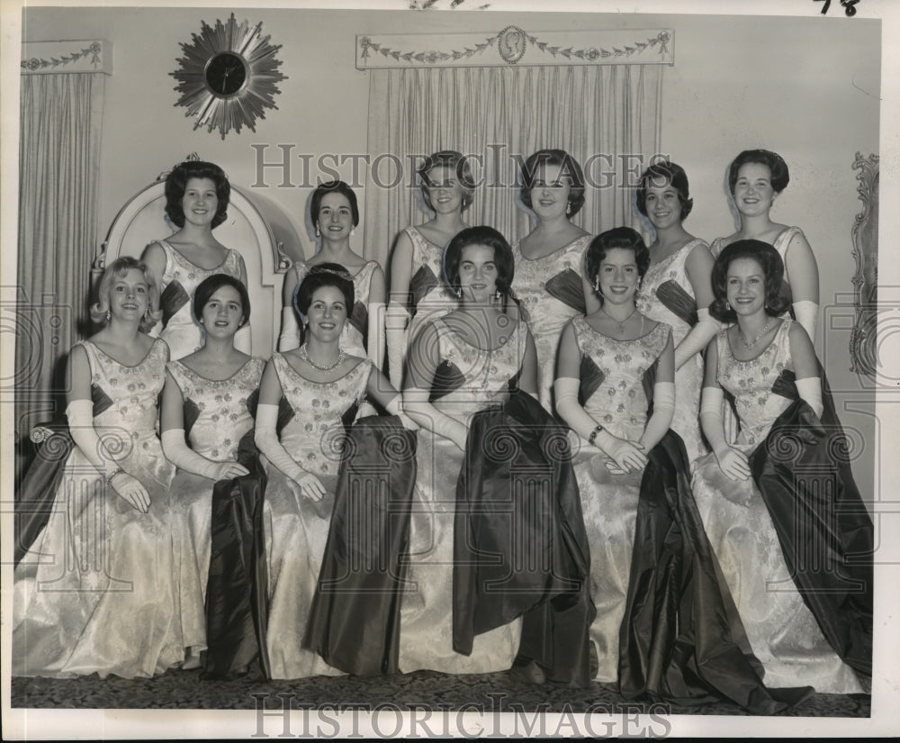 1964 Queen of Athenians at the Ball in the Municipal Auditorium - Historic Images