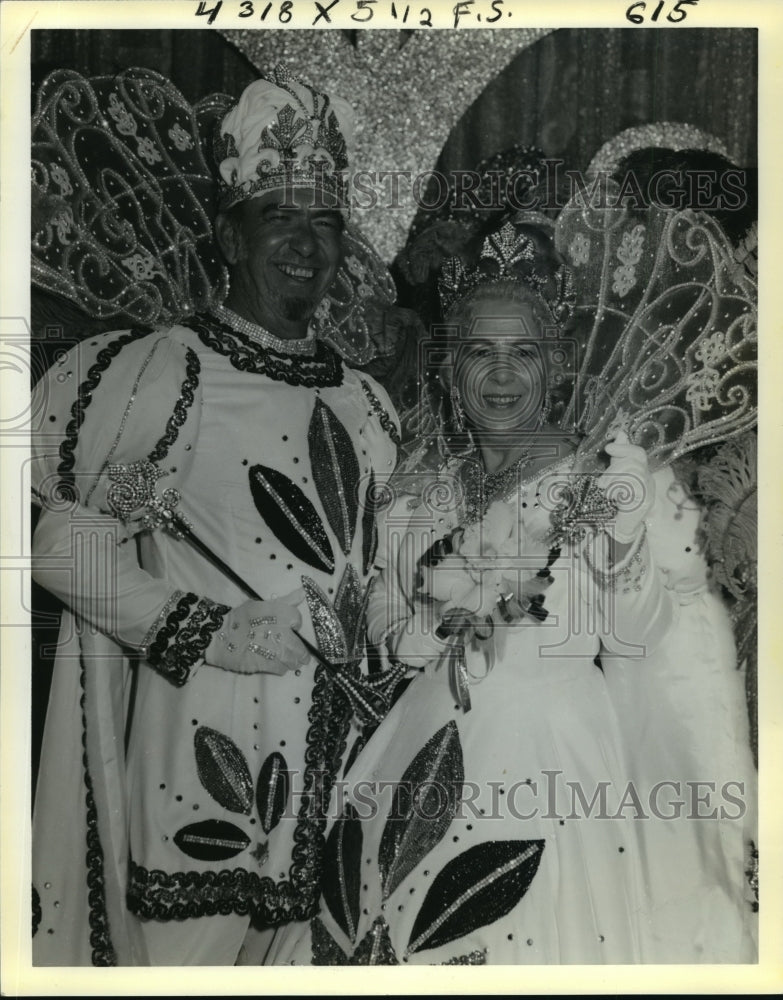 1980 Carnival Parade Reigning Perseus and Andromeda  - Historic Images