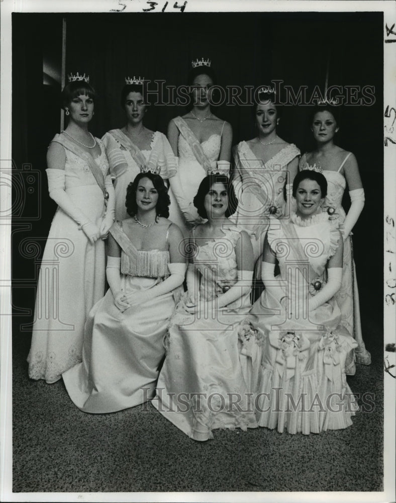 1978 Rex Carnival Maids  - Historic Images