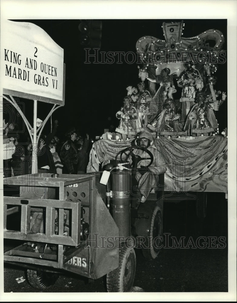 1980 Press Photo Mardi Gas Chalimon Float - noca02633 - Historic Images