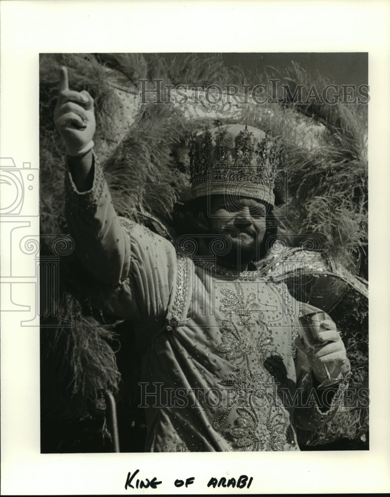 1979 King of Arabi at Mardi Gras, New Orleans  - Historic Images