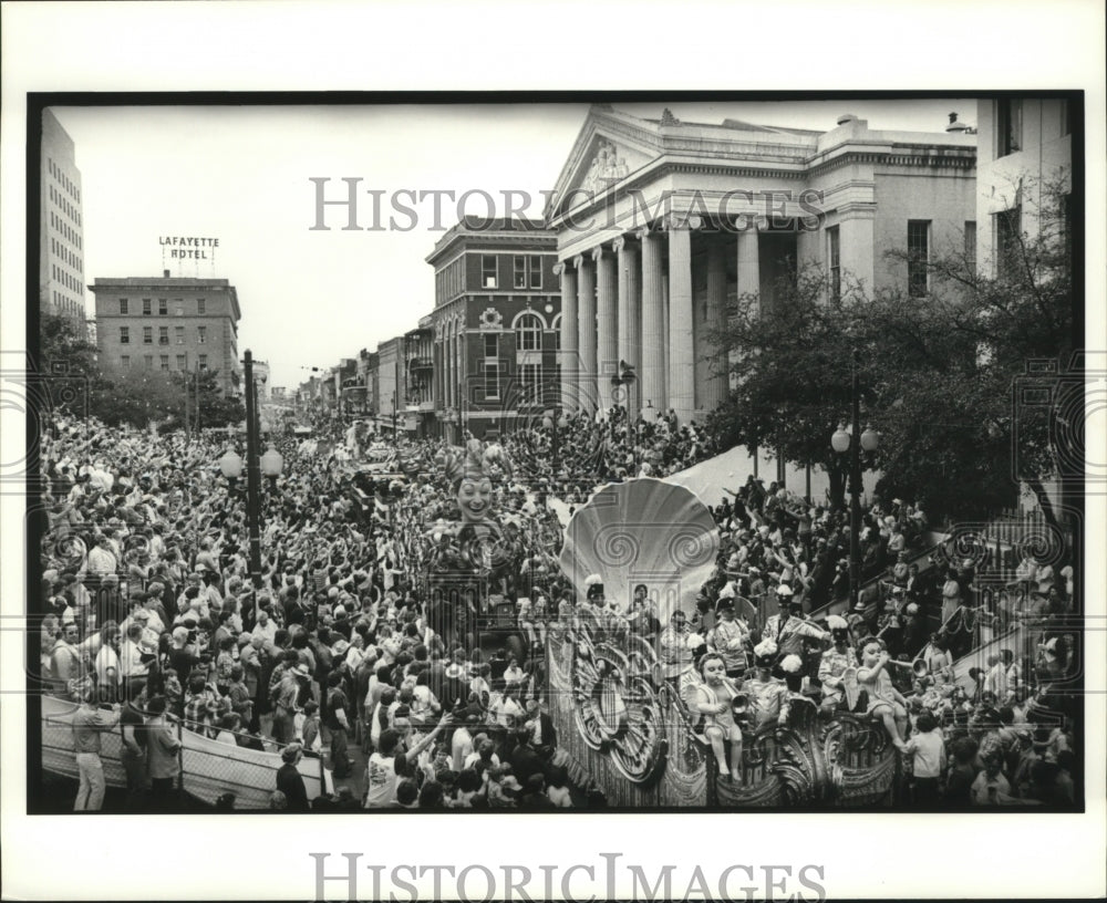 1981 Floats From the Parade at Mardi Gras, New Orleans  - Historic Images