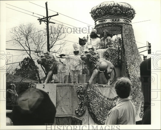 1980 Press Photo Carnival Parade- Krewe of Nomtul float. - noca03062 - Historic Images