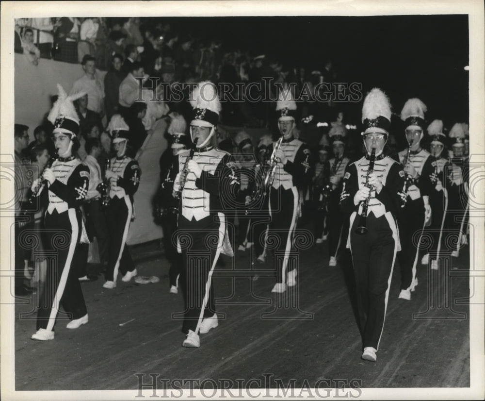 1961 Proteus Parade Mardi Gras Marching Band  - Historic Images