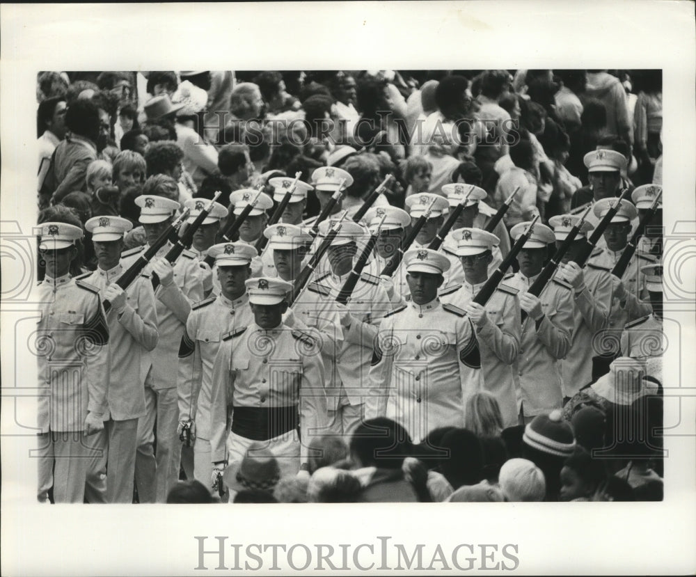 1977 Carnival Parade Marching Unit  - Historic Images