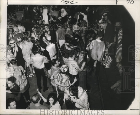 1967 Carnival Ball Held at U.S. Base in Germany Mardi Gras - Historic Images