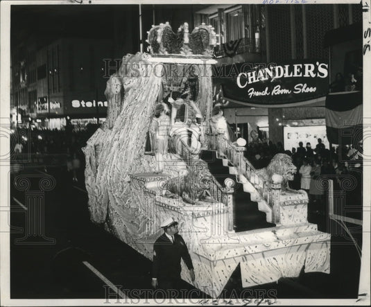 1970 Press Photo Carnival Parade Kings Float in Hermes Parade - noca03396 - Historic Images