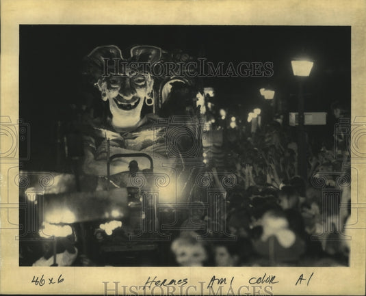 1992 Hermes Parade Rolls Down Napoleon; Mardi Gras, New Orleans - Historic Images