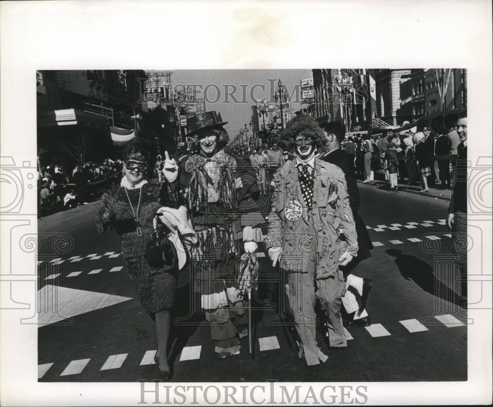 1965 Laprime Family Dressed up in Carnival parade  - Historic Images