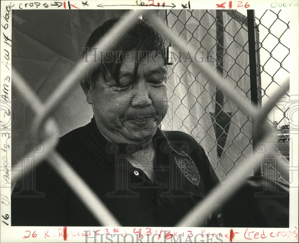 1985 Sheriff Harry Lee Dunked For Charity Mardi Gras Rascals Fair - Historic Images