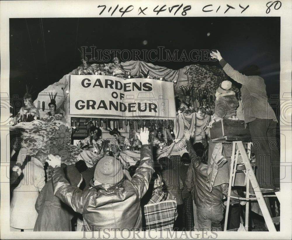 1979 Carnival Parade Carnival fever infected West Bank Friday night. - Historic Images