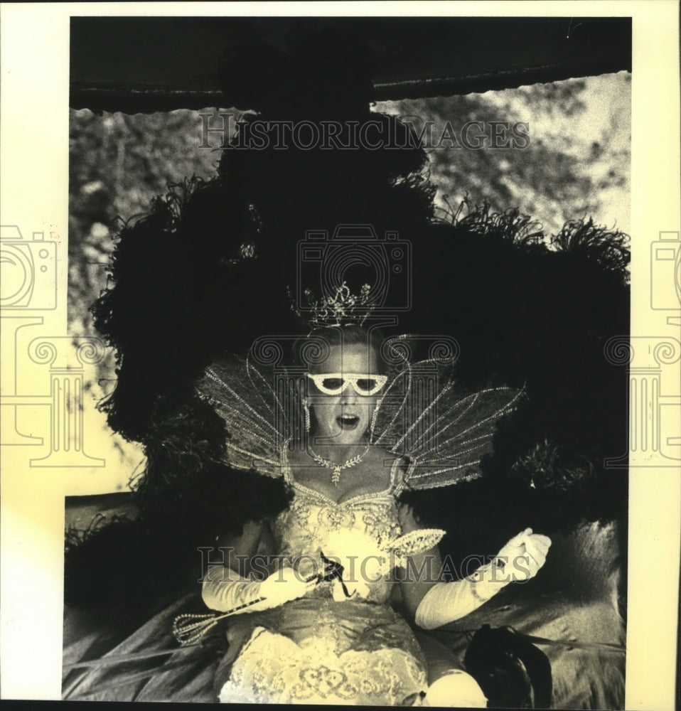 1981 Queen of Isis at Mardi Gras in New Orleans  - Historic Images