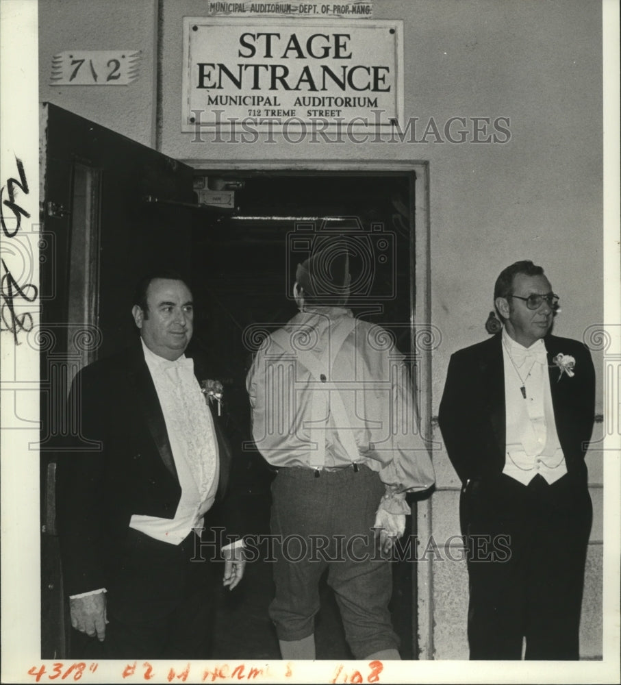 1983 Backstage Entrance to Auditorium for Krewe of Hermes Parade - Historic Images