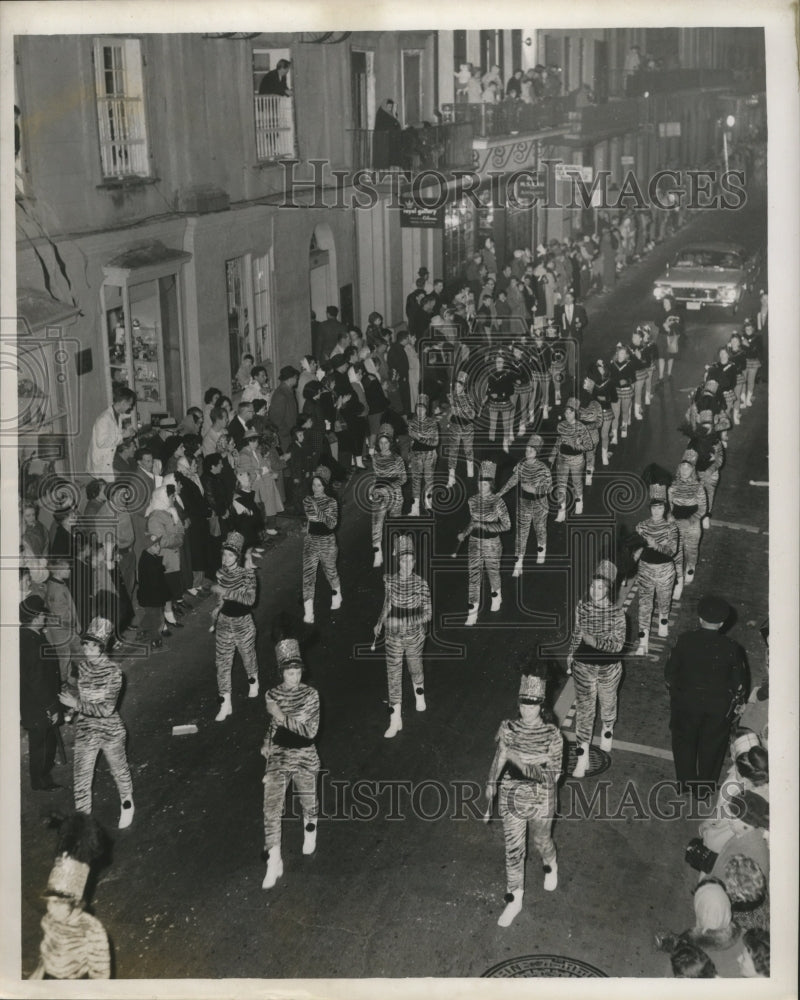 1961 Carnival Parade Tiger Cat Baton Twirlers from Canada - Historic Images