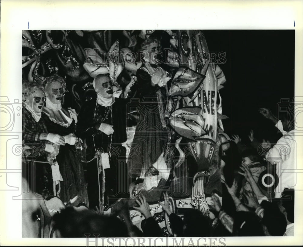 1991 Bayou Botanical Themed Float, Proteus Parade, Mardi Gras - Historic Images