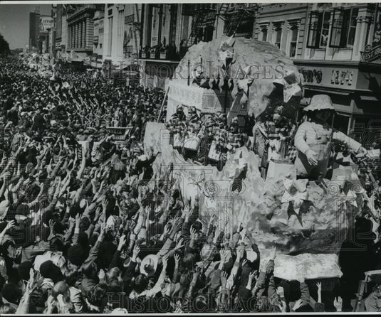 1974 Rex Parade Float at Mardi Gras, New Orleans  - Historic Images