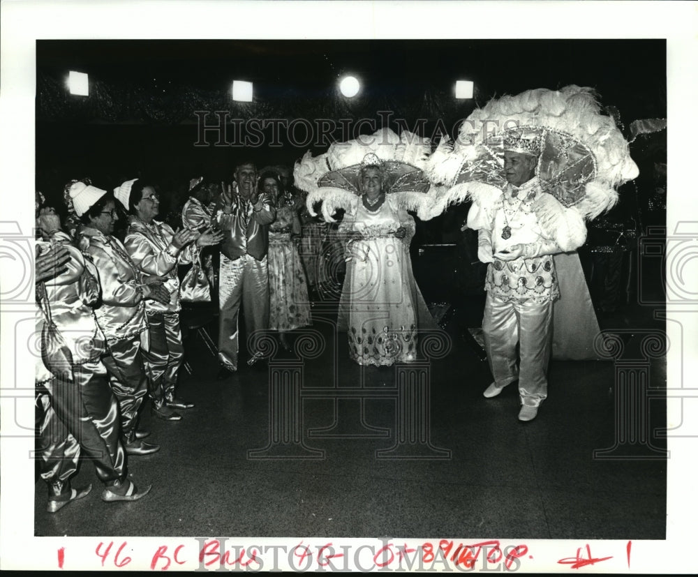 1986 King and Queen of the St. Bernard Jubilee Mardi Gras Ball - Historic Images