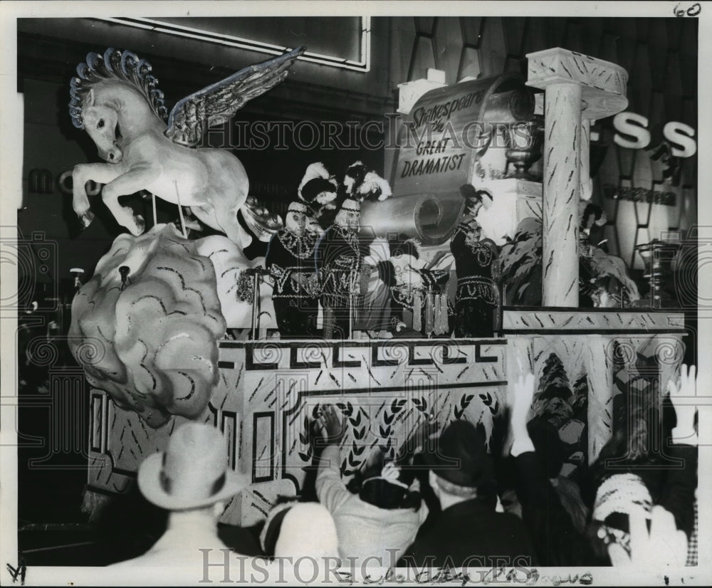 1970 Shakespeare the Great Dramatist Float in Pegasus Parade - Historic Images