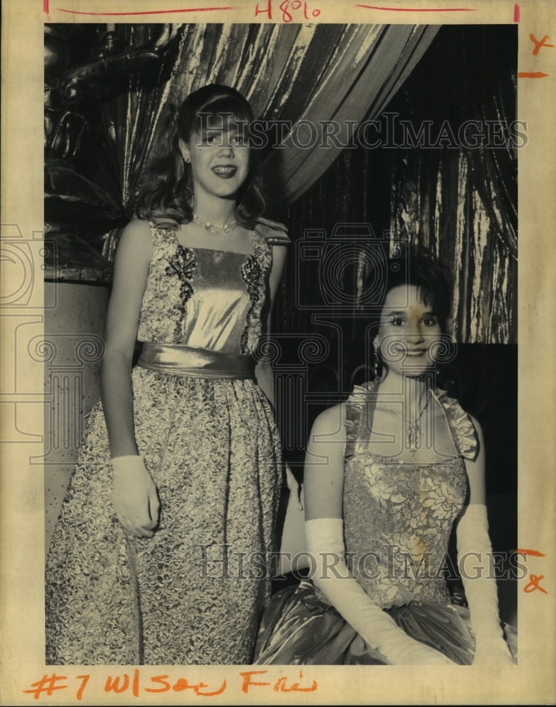 1992 Carnival Ball , Allison Berger, Christina Goodier.  - Historic Images