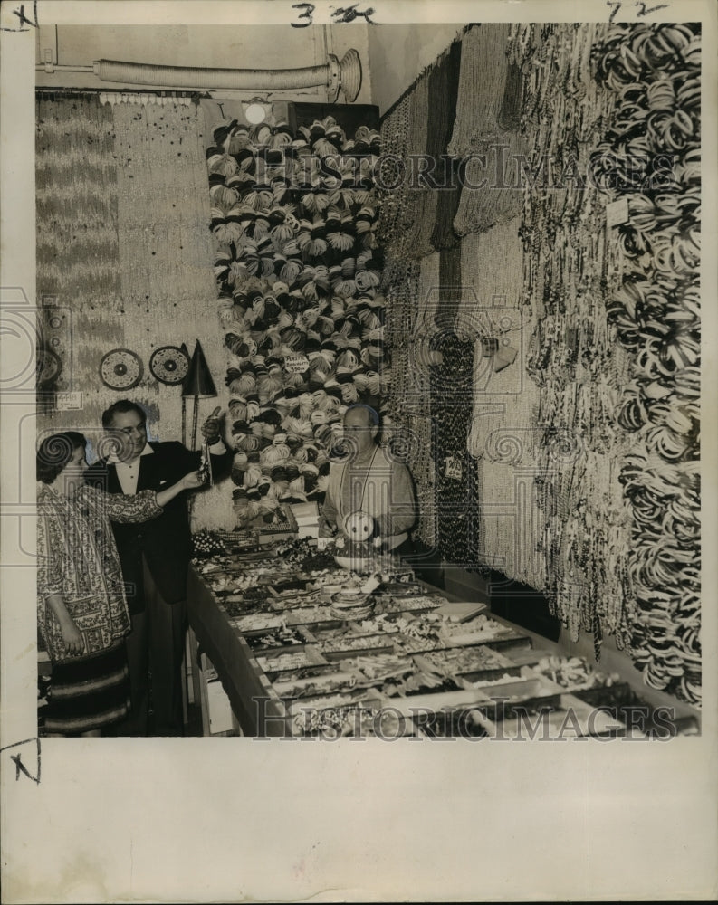 1959 Carnival Throws for Parade Riders Cover a New Orleans Store - Historic Images