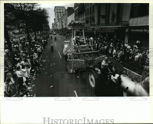 1996 Rex, King of Carnival at Royal & Canal Street in Parade - Historic Images