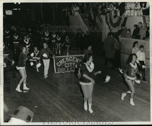 1964 Crescent City marchers at the Babylon parade on Mardi Gras - Historic Images