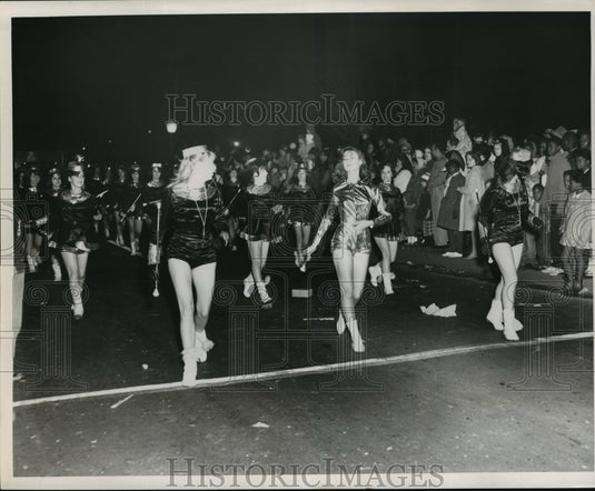 1964 Marchers in the Freret parade on Mardi Gras  - Historic Images