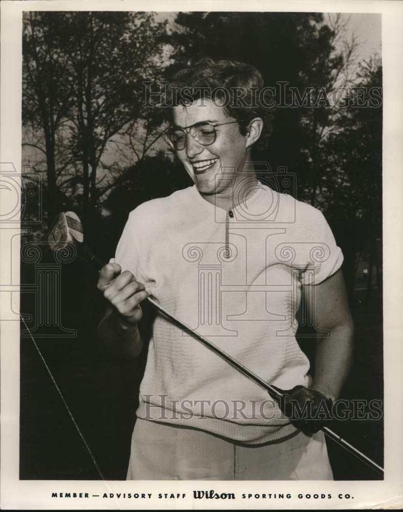 Press Photo Joyce Ziske, golf player - Historic Images