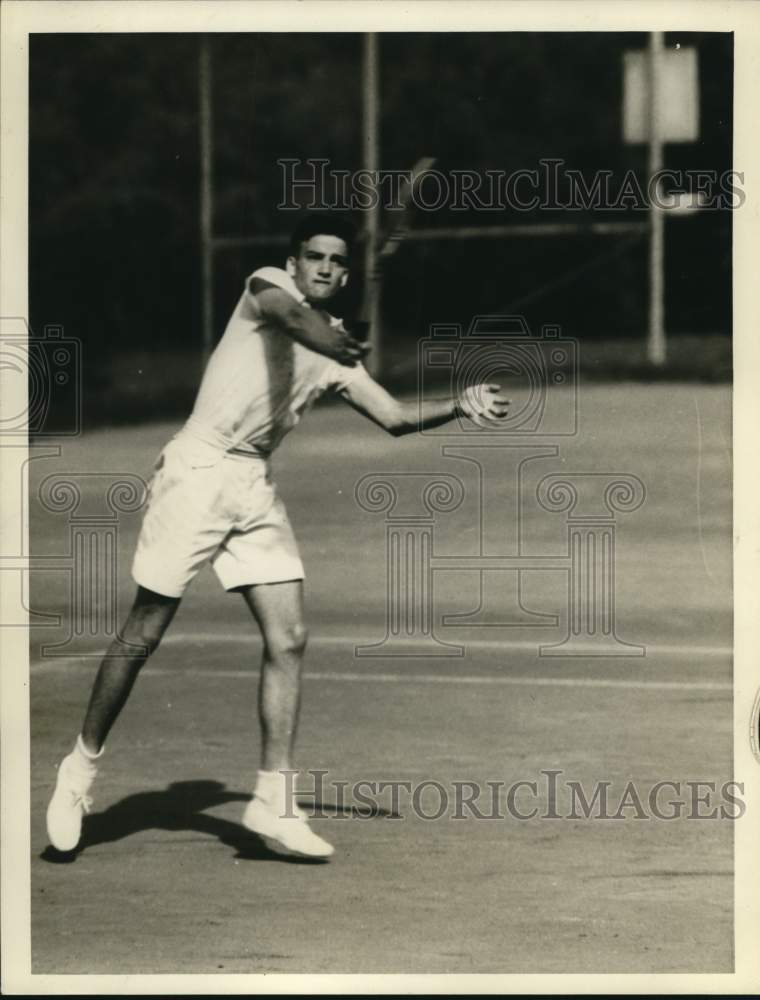 Press Photo Tennis Player Ernie Sutter, U.S. National Champion- Historic Images