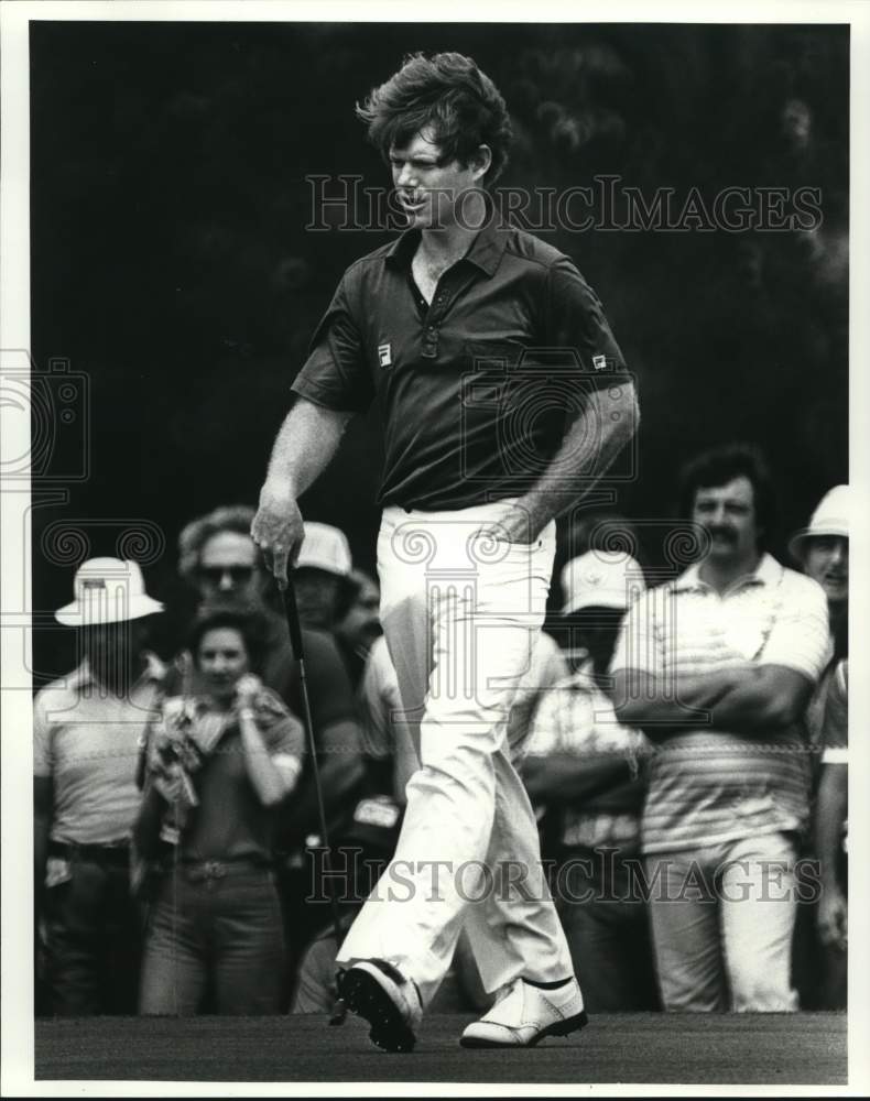 1980 Press Photo Golf player Tom Watson during tournament - Historic Images