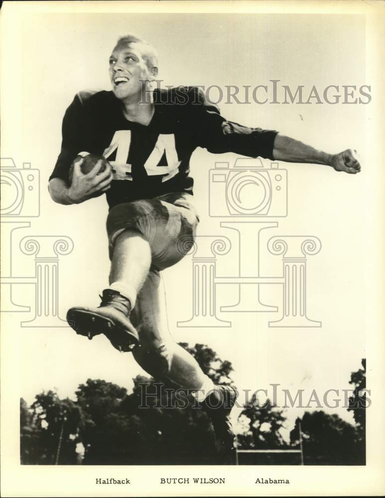 Press Photo Butch Wilson, Alabama Football Halfback - Historic Images