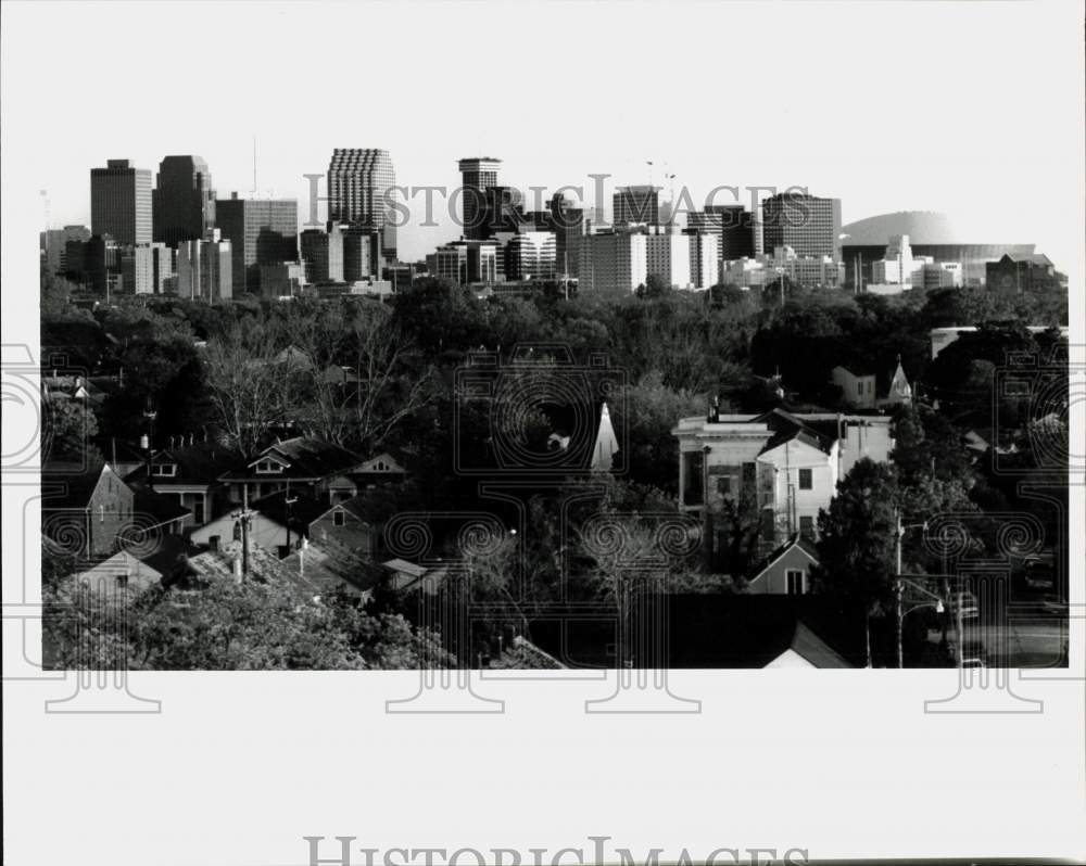 1991 Press Photo New Orleans, Louisiana Skyline - nod09067- Historic Images