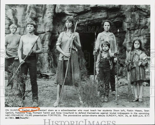 1985 Press Photo Actress Rachel Ward heads cast of the action-drama "Fortress"- Historic Images